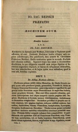 Demosthenis et Aeschinis quae exstant omnia, 8. Aeschines