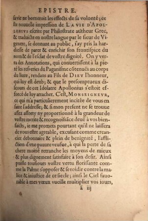Philostrate de la vie d'Apollonius Thyaneen