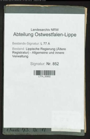 Revision der Geschäftsführung im Amt Sternberg-Barntrup