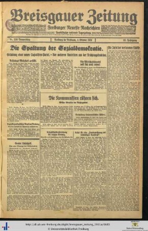 Nr. 228-254 (Oktober 1931)