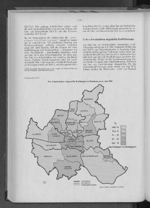 Schaubild 2: Von Arbeitsstätten abgestellte Kraftwagen in Hamburg am 6. Juni 1961