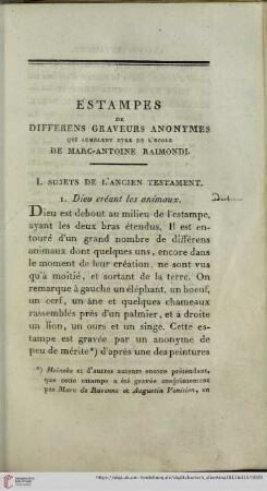 Estampes de differens graveurs anonymes