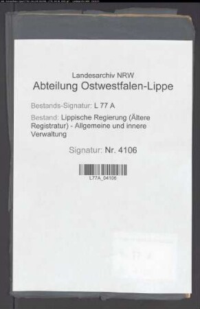 Teilung der Oerlinghauser Senne