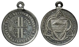 Preetz: Anhängemedaille auf das 3. Turnfest des 4. deutschen Turnkreises Norden