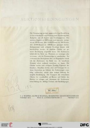 Auktionsbedingungen