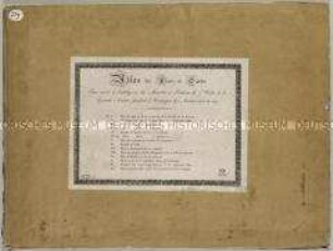 Atlas des Plans et Cartes pour servir à l'intelligence des Marches et Positions du 7e. Corps de la Grande Armée, pendant la Campagne des Années 1808 et 1809