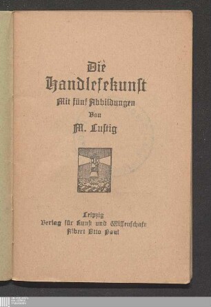 Die Handlesekunst
