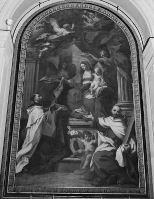 Maria übergibt dem heiligen Simon Stock das Ordensgewand, Johannes vom Kreuz