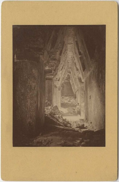 One of the long corridors in the palace (people in the background)