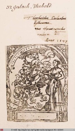 Exlibris des Theobald Gerlach