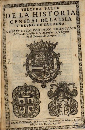 Historia general de la isla y reyno de Sardeña, 3