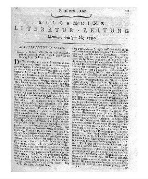 Thorillon, A. J.: Idées sur les loix criminelles. T. 1-2. Paris: Belin 1788