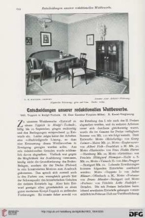 Entscheidungen unserer redaktionellen Wettbewerbe