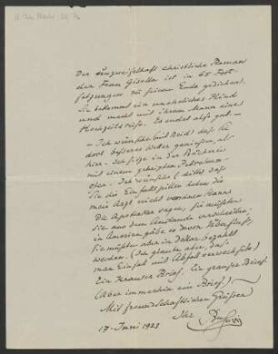 Brief an Philipp Jarnach : 17.06.1923