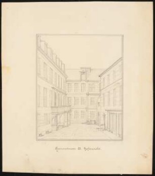 Mietshaus Kronenstraße 28, Berlin Erweiterung: Perspektivische Ansicht