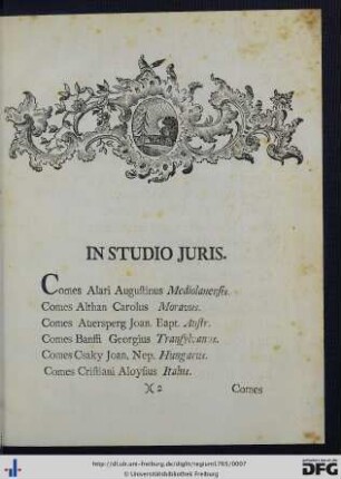 In Studio Juris.
