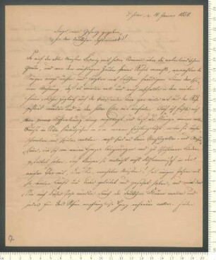 Brief von Ferdinand Schmidt an Adelbert von Chamisso