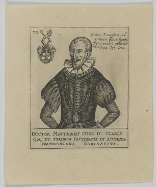 Bildnis des Matthaeus Cuno