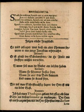 Epithalamium.