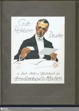 Gute Reklame-Drucke Plakat