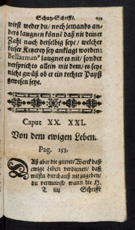 Caput XX. XXI. Von dem ewigen Leben.