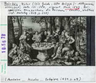 Pieter Pourbus: Allegorisches Liebesfest. London, Wallace
