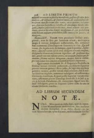 Ad librum secundum notae.