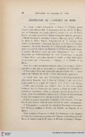 Association de l'Afrique du Nord
