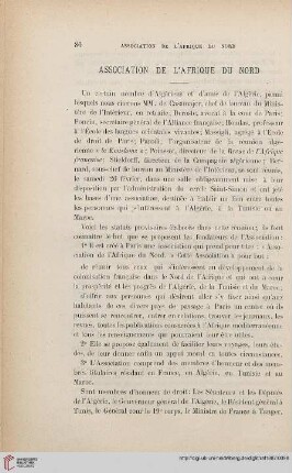 Association de l'Afrique du Nord