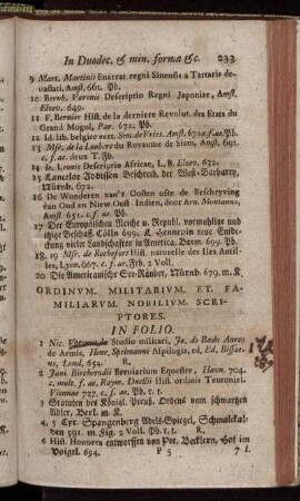 Ordinum Militarium Et Familarum Nobilum Scriptores – Libri Satyrice Romanenses &c