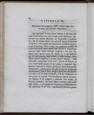 Capitolo III. Riflessioni sul progresso delle scienze.