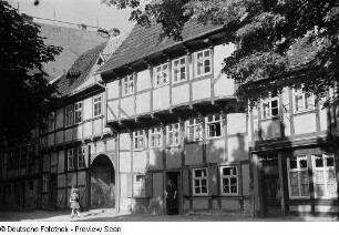 Ansicht Fachwerkhäuser in der Hohen Straße