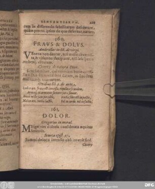 160. Fraus & Dolus.
