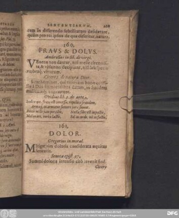 160. Fraus & Dolus.
