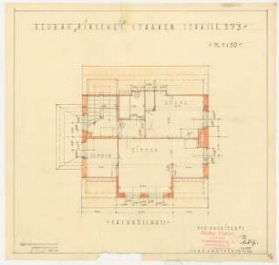 Wohnhaus Pirschel, Berlin-Spandau: Grundriss Dachgeschoss 1:50