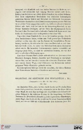 2.Ser. 17.1895: Grabhügel bei Sesenheim und Sufflenheim i. Els.