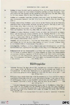 Bildteppiche (Nr. 65-69)