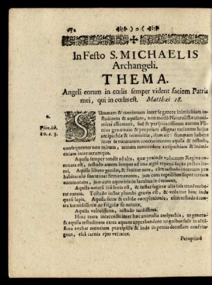 In Festo S. Michaelis Archangeli.