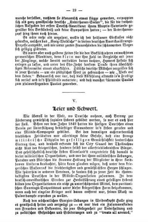 V. Leier und Schwert.