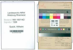 Entnazifizierung Wilhelm Quack , geb. 29.03.1914 (Baecker)