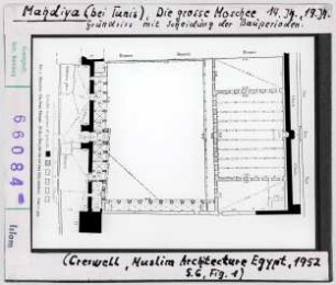 Madiya bei Tunis: Grosse Moschee, Grundriss