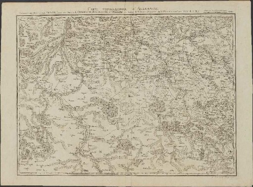 Karte 41: Carte Topographique D'Allemagne : Contenante une Partie de La France ...