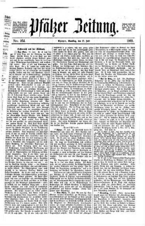 Pfälzer Zeitung. 1869, 7 - 12