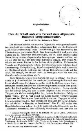 225-303, I. Originalaufsätze
