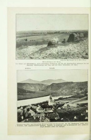 Eintritt der Elbe ins Böhmische Mittelgebirge bei Czernosek