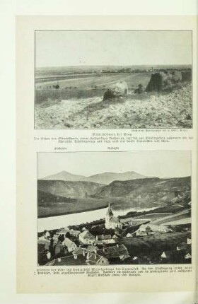Eintritt der Elbe ins Böhmische Mittelgebirge bei Czernosek