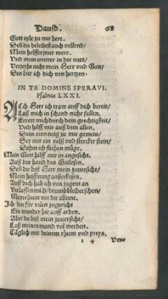 Psalmus LXXI. - Psalmus LXXX.