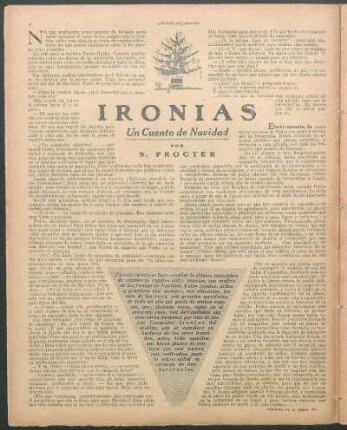 Ironías : Un cuento de Navidad