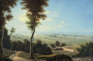 Vue de la ville et du lac de Constance