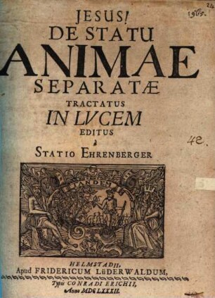 De statu animae separatae tractatus